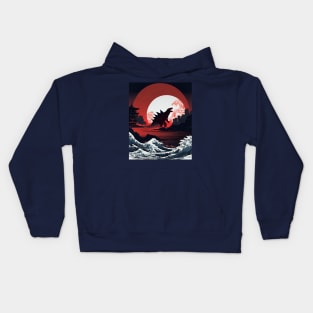 Kanagawa Monster Kids Hoodie